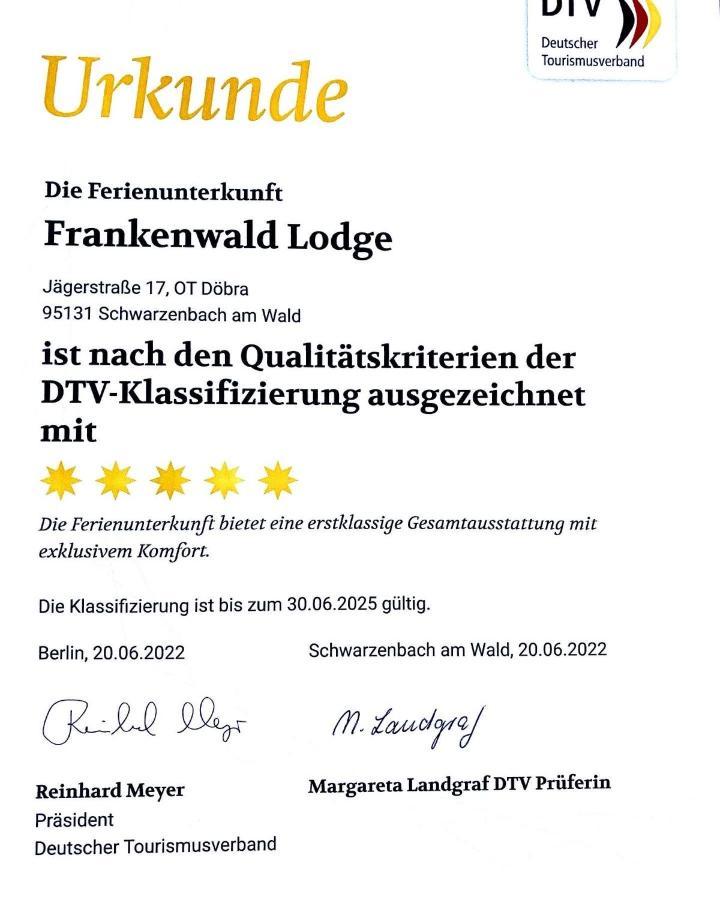 Frankenwald-lodge Apartment